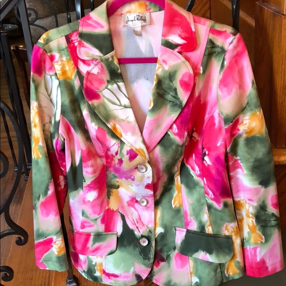 Joseph Ribkoff Jackets & Blazers - Joseph Ribkoff Floral Jacket Size 14